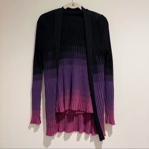 Spanner Ombre Purple Two Piece Sweater & Cardigan